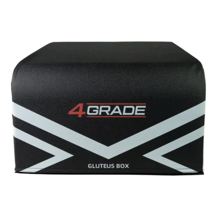 Profesjonalna skrzynia do ćwiczeń hip thrust ANGLED GLUTES BOX 4GRADE widziana od frontu