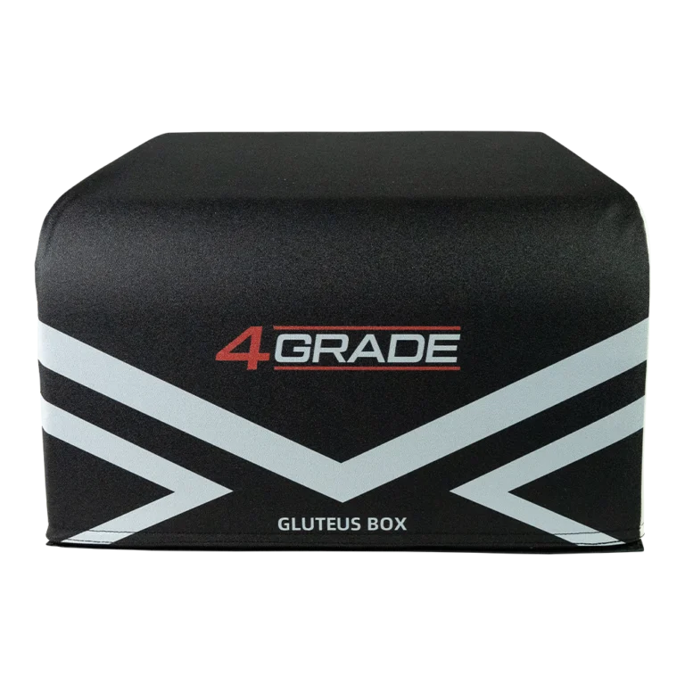 Profesjonalna skrzynia do ćwiczeń hip thrust ANGLED GLUTES BOX 4GRADE widziana od frontu