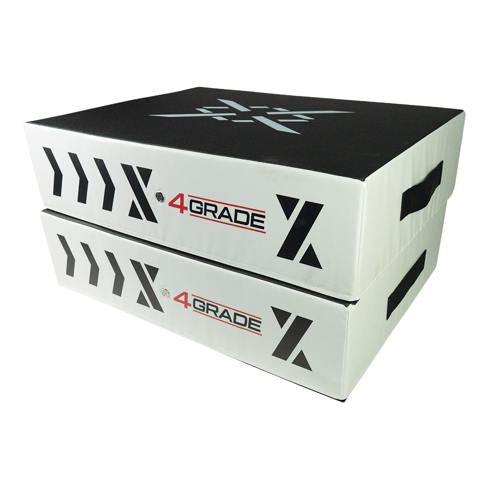 maty-pod-obciazenia-plyo-pads-4grade Para mat pod obciążenia do sztangi (Plyo Pads) 4GRADE. Profesjonalna ochrona podłogi.