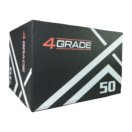 Miękka skrzynia plyometryczna SOFT PLYO BOX 3w1, idealna do bezpiecznych treningów bok 50 cm.