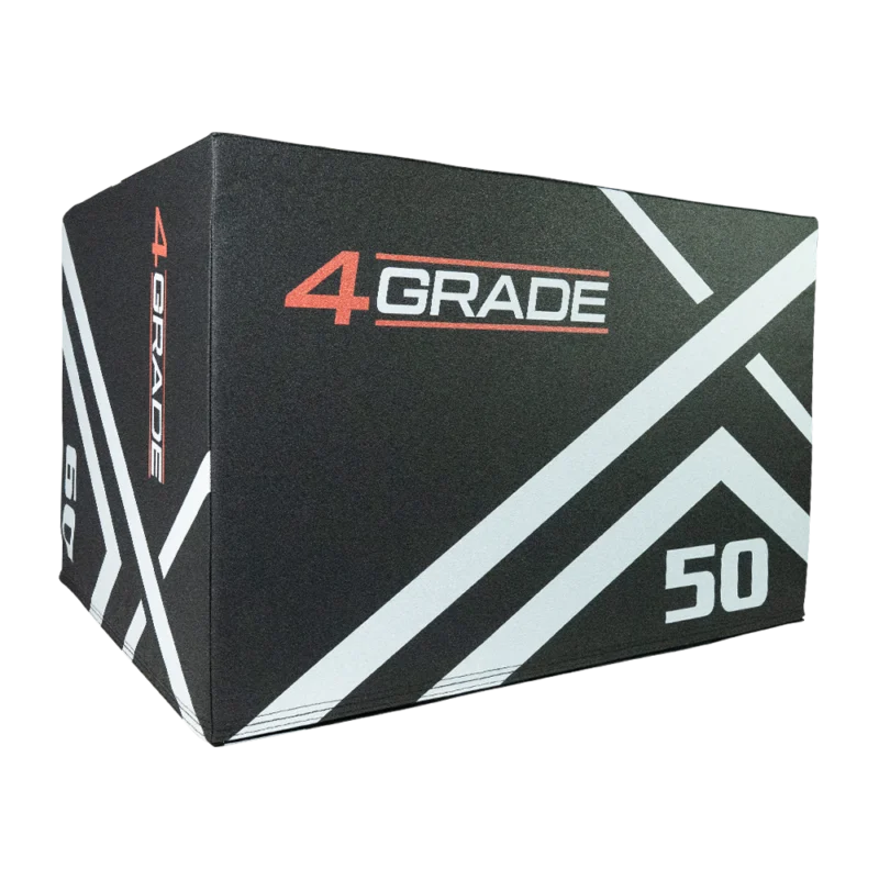 Miękka skrzynia plyometryczna SOFT PLYO BOX 3w1, idealna do bezpiecznych treningów bok 50 cm.