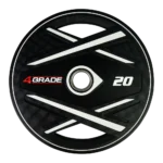 Talerz obciążeniowy CPU 4GRADE o wadze 20 kg, idealny do treningu siłowego.