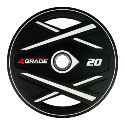 Talerz obciążeniowy CPU 4GRADE o wadze 20 kg, idealny do treningu siłowego.