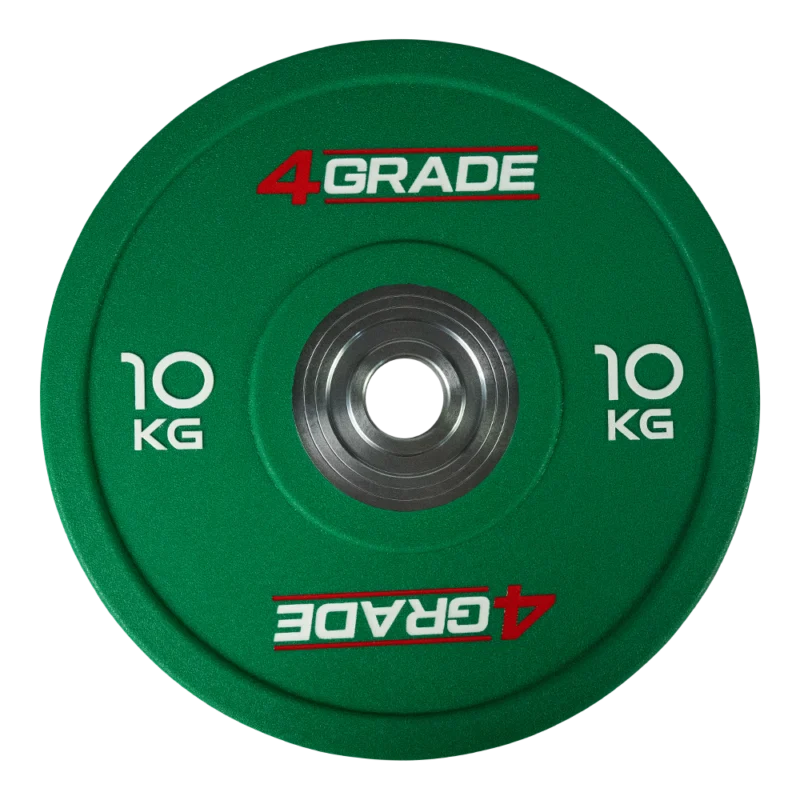 alerz olimpijski CPU Bumper Plate 4GRADE o wadze 10 kg zielony
