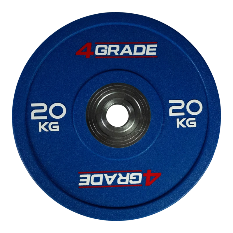 alerz olimpijski CPU Bumper Plate 4GRADE o wadze 20 kg niebieski