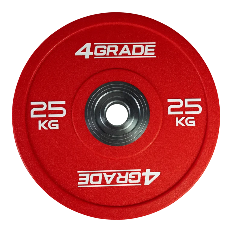 alerz olimpijski CPU Bumper Plate 4GRADE o wadze 25 kg czerwony
