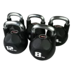 estaw kettlebelli CPU 4GRADE w wagach od 8 do 24 kg.
