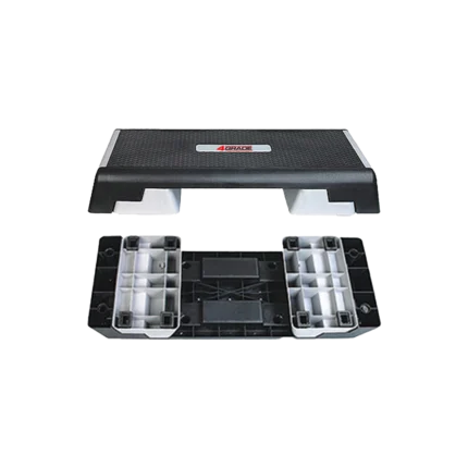 Platforma AEROBIC STEP 4GRADE, profesjonalny step do aerobiku z regulacją wysokości.