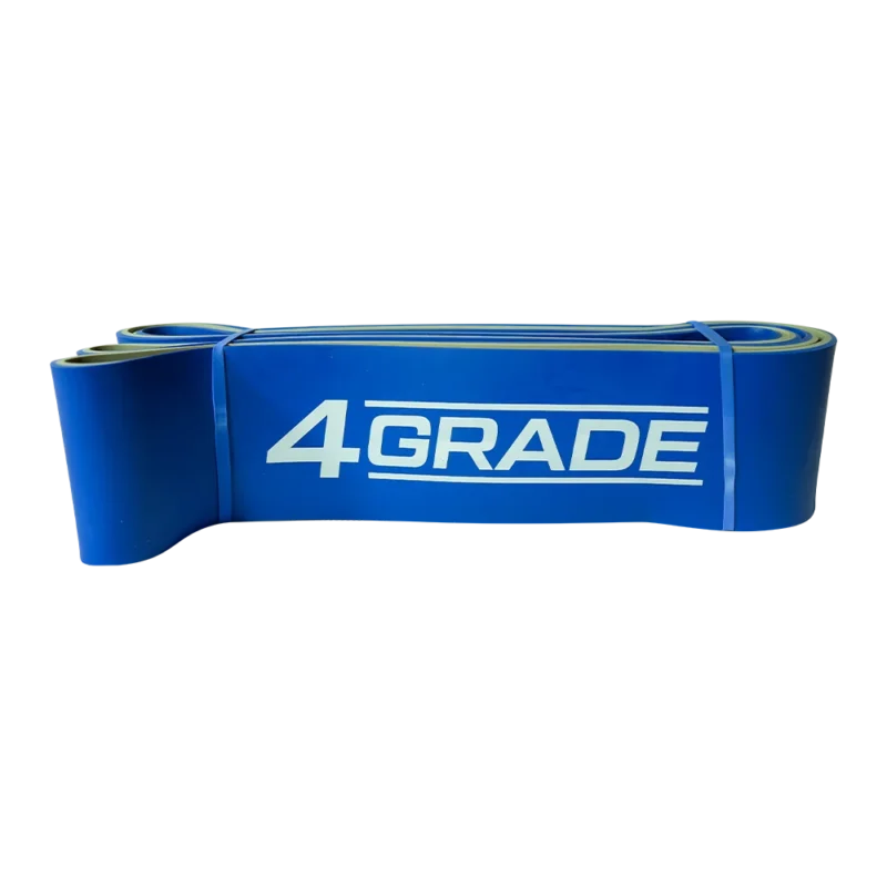 Szeroka niebieska guma oporowa Power Band 64mm 4Grade