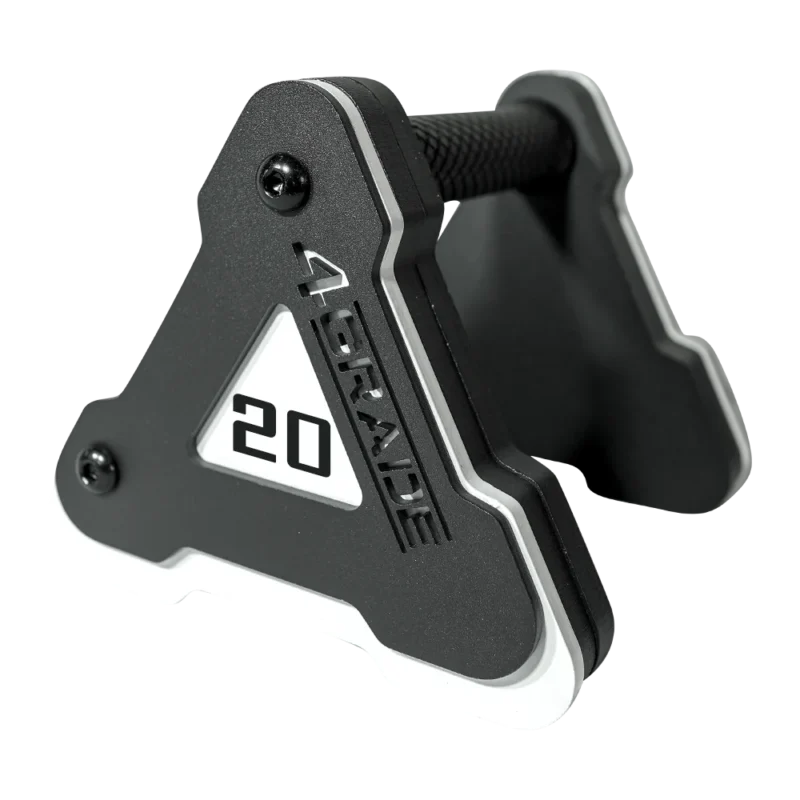 Potężna hantla uretanowa 20kg z trójkątnymi głowicami 4GRADE