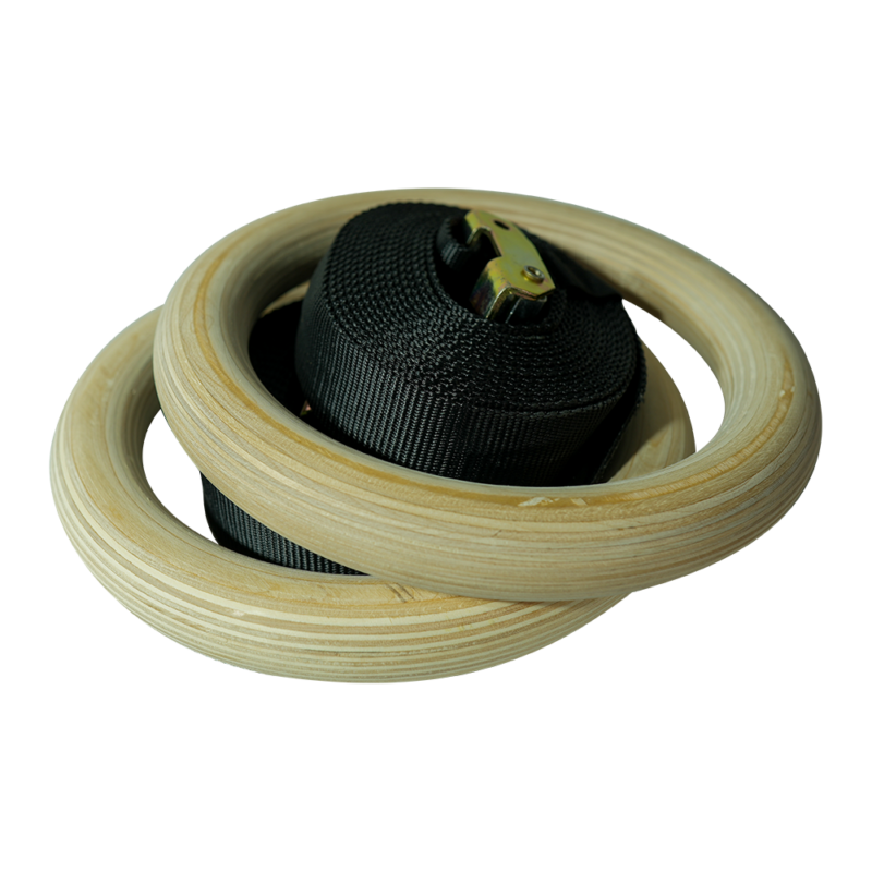 olidna stalowa klamra zaciskowa w pasach do kółek gimnastycznych