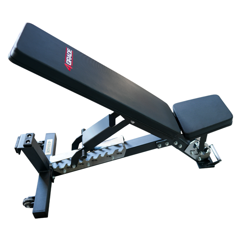 Ławka treningowa regulowana 4Grade Heavy Duty o wzmocnionej konstrukcji z boku - 2