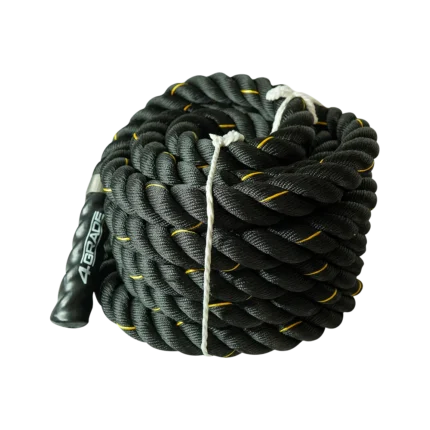Gruba czarna lina treningowa Battle Rope 50mm marki 4GRADE
