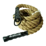 Gruba lina wspinaczkowa jutowa Manila 50mm o długości 5 metrów 4GRADE