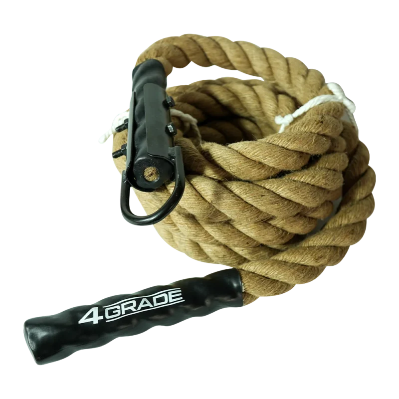 Gruba lina wspinaczkowa jutowa Manila 50mm o długości 5 metrów 4GRADE