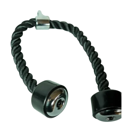 Gruby czarny sznur nylonowy do wyciągu z gumowymi zakończeniami 4GRADE