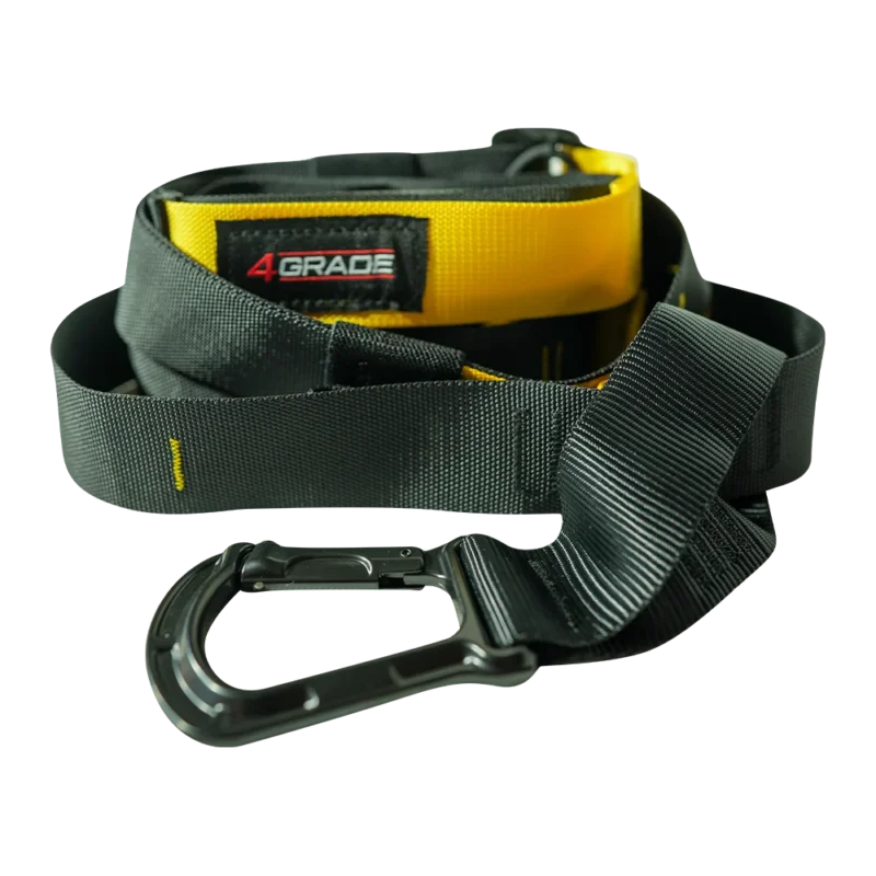 Główny karabińczyk montażowy o wzmocnionej konstrukcji w taśmach 4GRADE