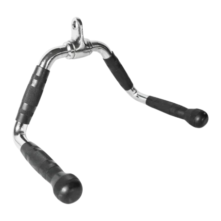 Chromowany uchwyt do wyciągu typu podwójne D z gumowanymi rączkami 4GRADE