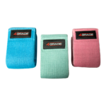Zestaw trzech materiałowych gum oporowych Hip Band 4Grade