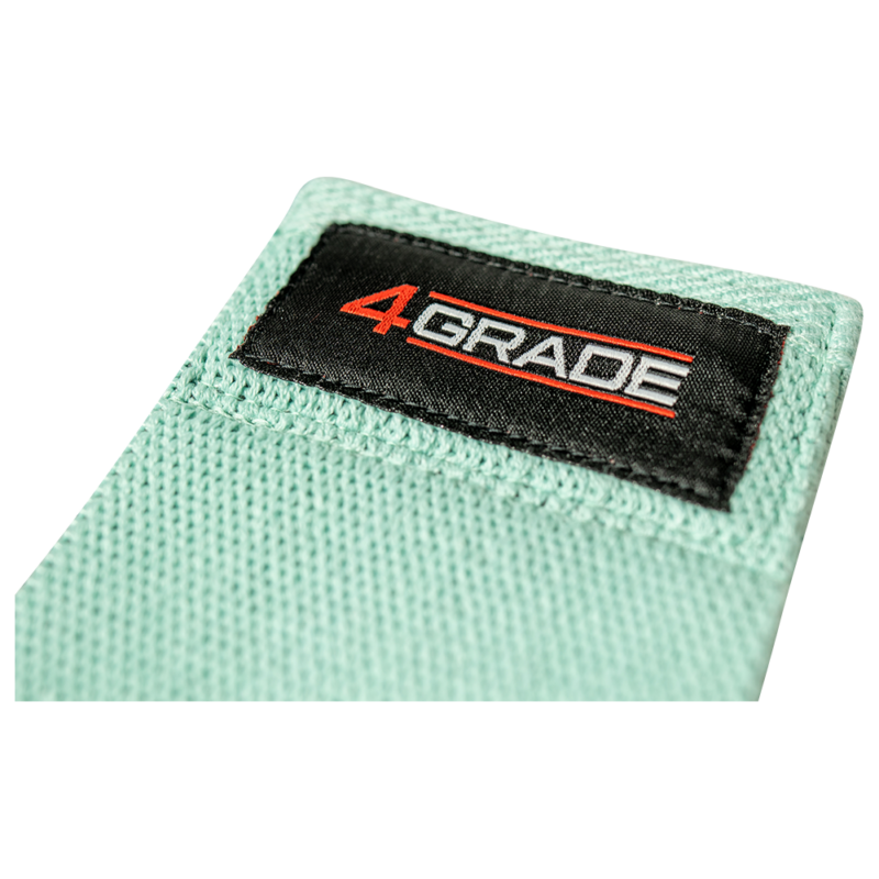 Zestaw trzech materiałowych gum oporowych Hip Band 4Grade detale