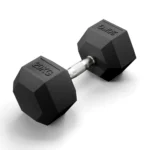 Hantel stalowy gumowany HEX 20 kg 4GRADE - wolne ciężary